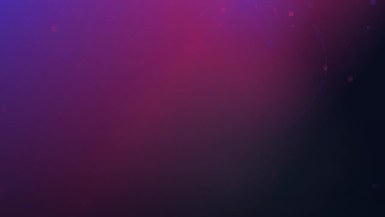 Arte gráfica abstrata do Ciclo Pop: degradê da marca com nebulosas de luz, malha de pixels e arcos concêntricos.