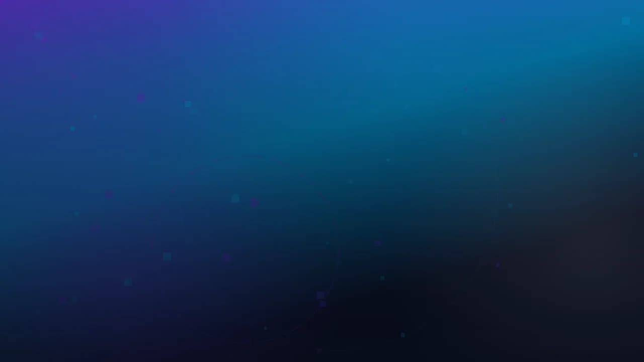 Arte gráfica abstrata do Ciclo Pop: degradê da marca com nebulosas de luz, malha de pixels e arcos concêntricos.